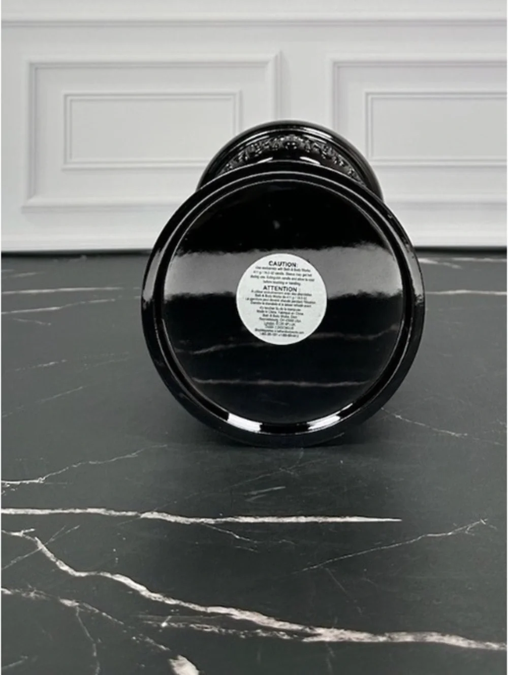 Bath & Body Works Goth Halloween Holographic Portrait Frame 3 Wick Candle Holder